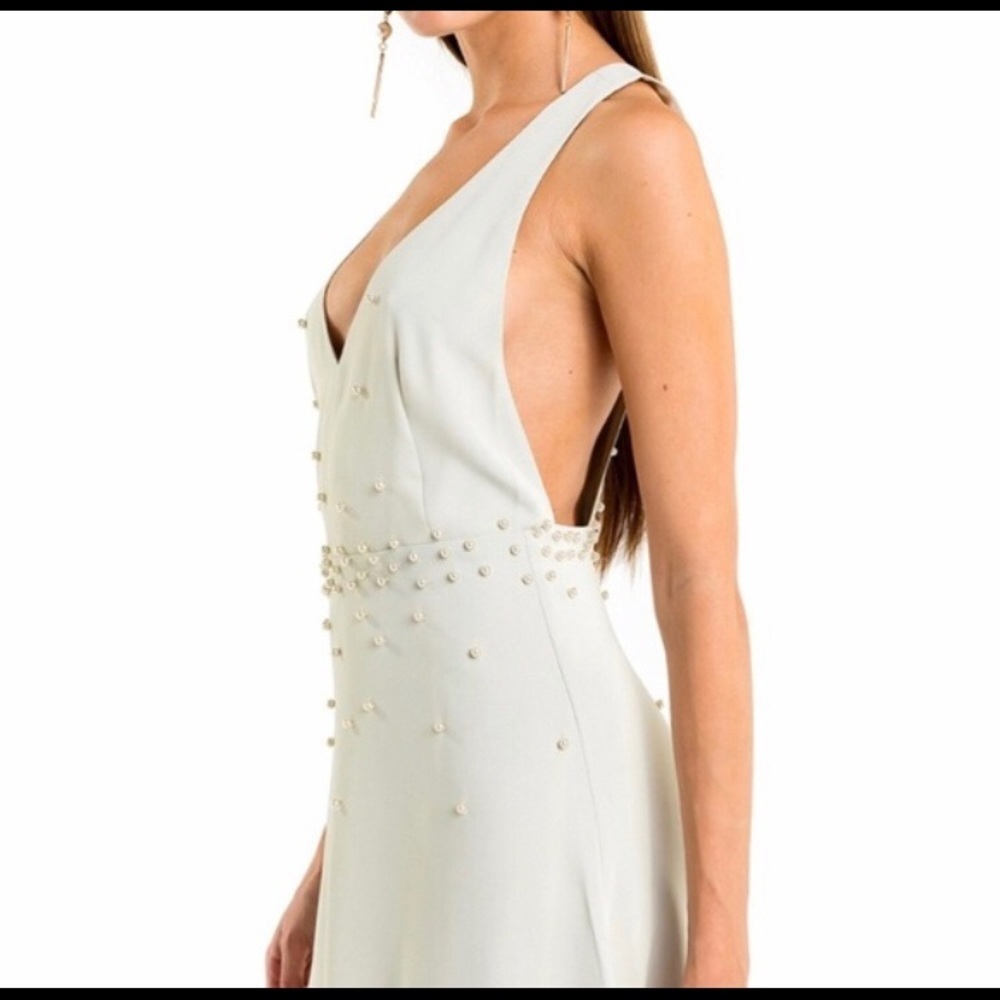 Wildfox NWT Coda Mini Dress with pearls. Size L. - Picture 6 of 6